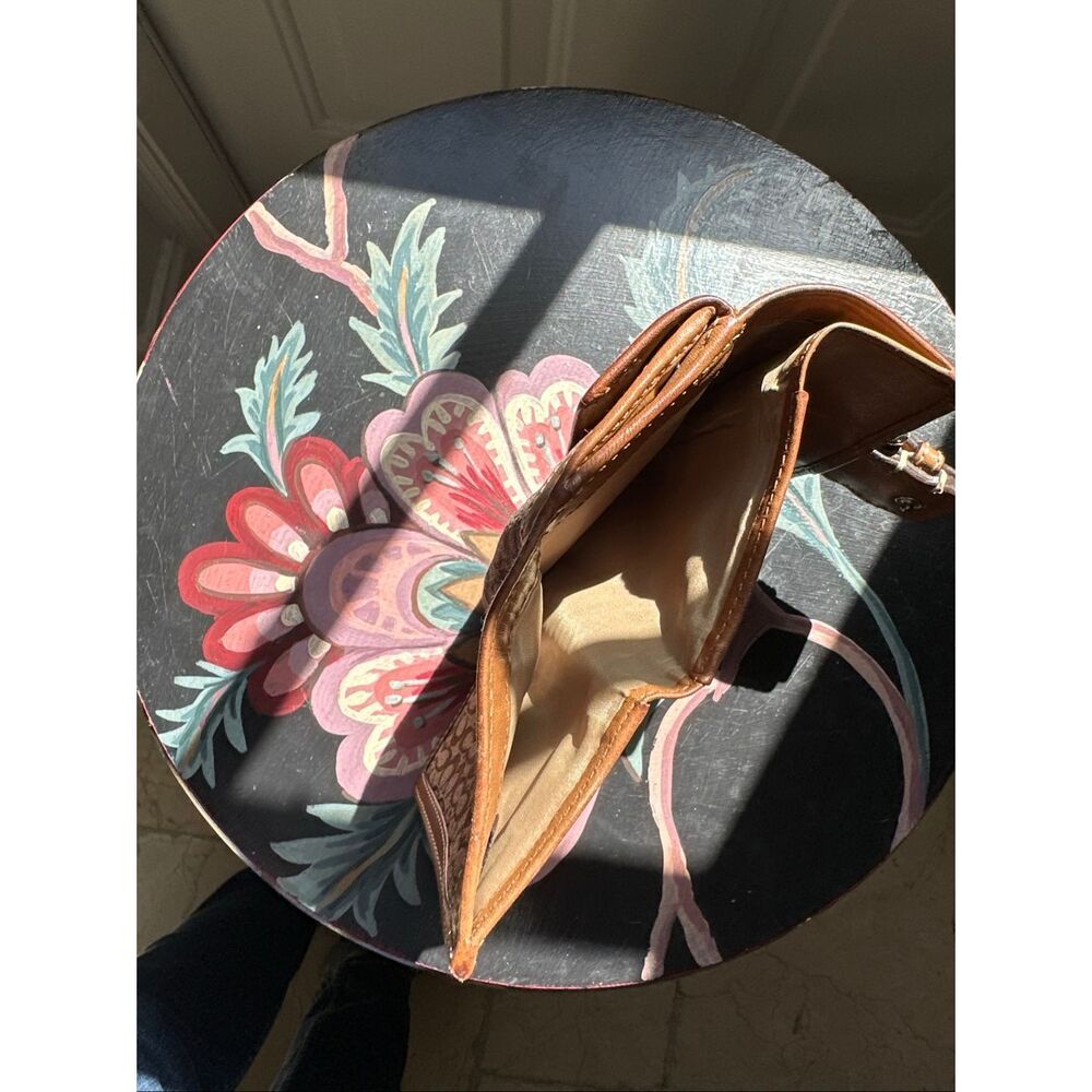 Brown Monogram Snap Wallet | Compact Bifold | Des… - image 5